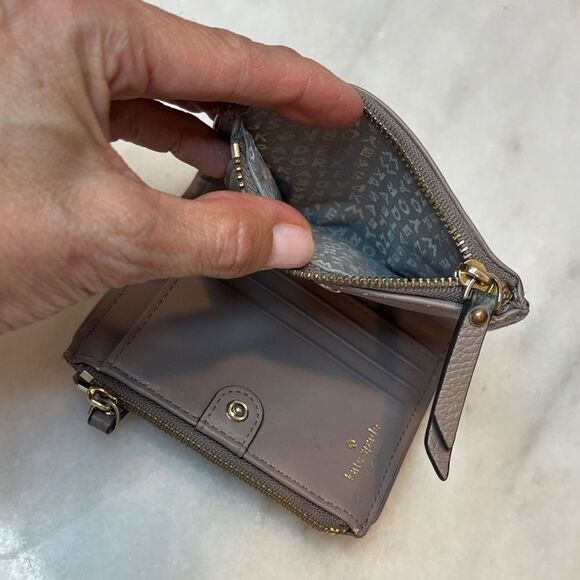 Kate Spade Pebbled Leather Bi-Fold Wallet - Picture 15 of 16